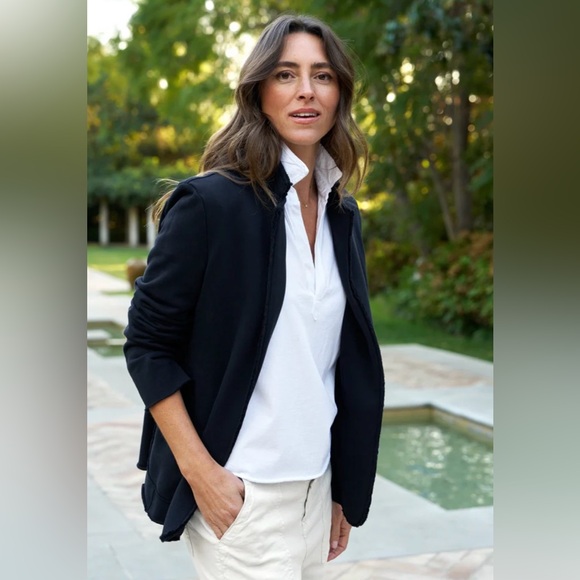 Frank & Eileen Jackets & Blazers - NWT Frank & Eileen Dublin Black Sweatshirt Blazer, size XS
